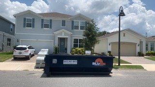 10 yard BluBin dumpster